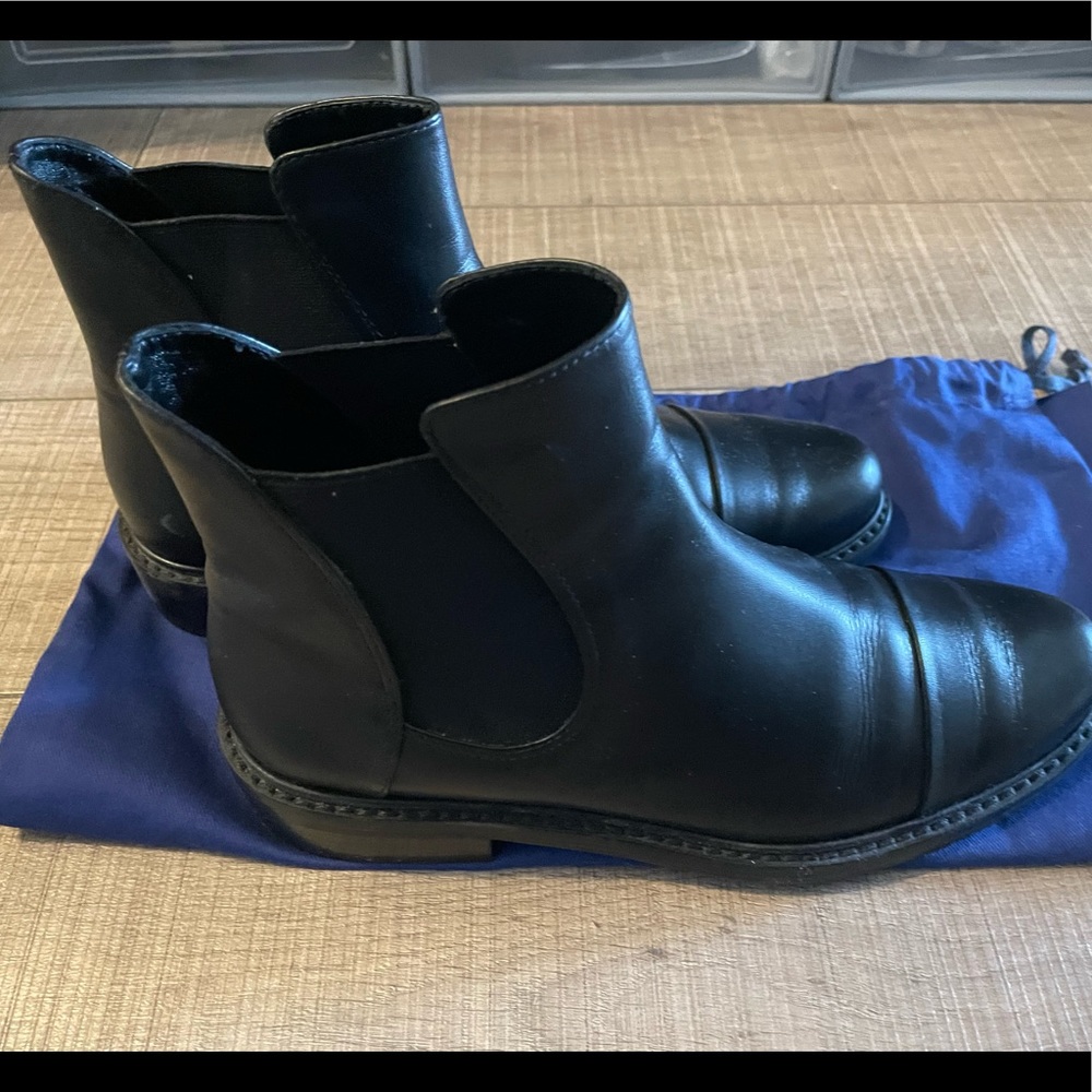 STUART WEITZMAN-Gobi leather chelsea boots
